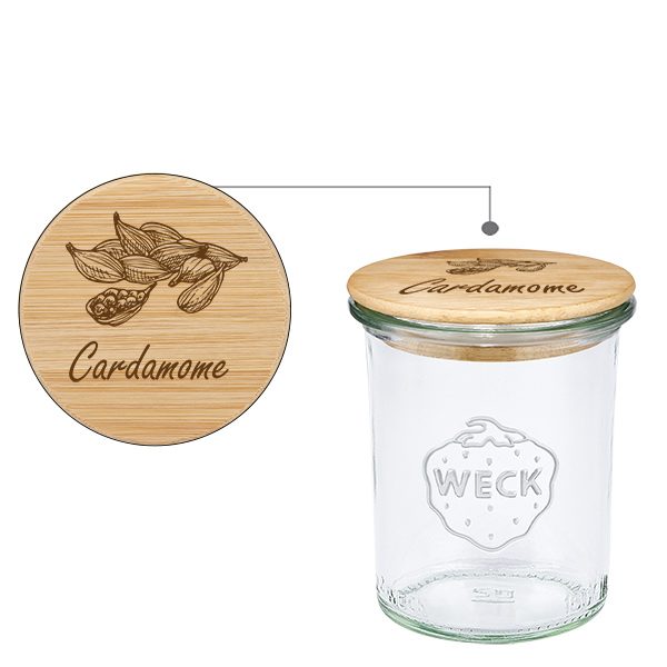 Pánev z bois "Cardamome" s verre WECK 160ml