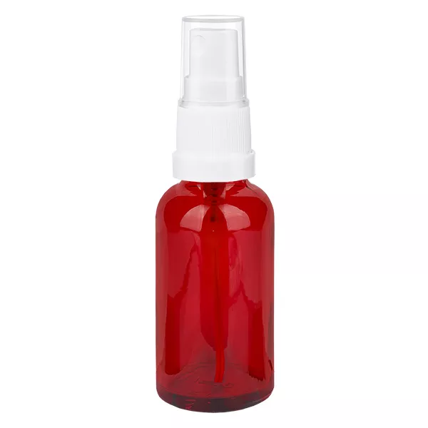 30ml lahvička s rozprašovačem s bílým uzávěrem RedLine UT18/30 UNiTWIST