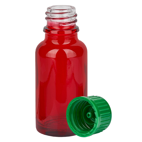 20ml láhev 11mm šroubovací uzávěr zelený Standard RedLine UT18/20 20ml láhev 11mm šroubovací uzávěr zelený Standard RedLine UT18/20