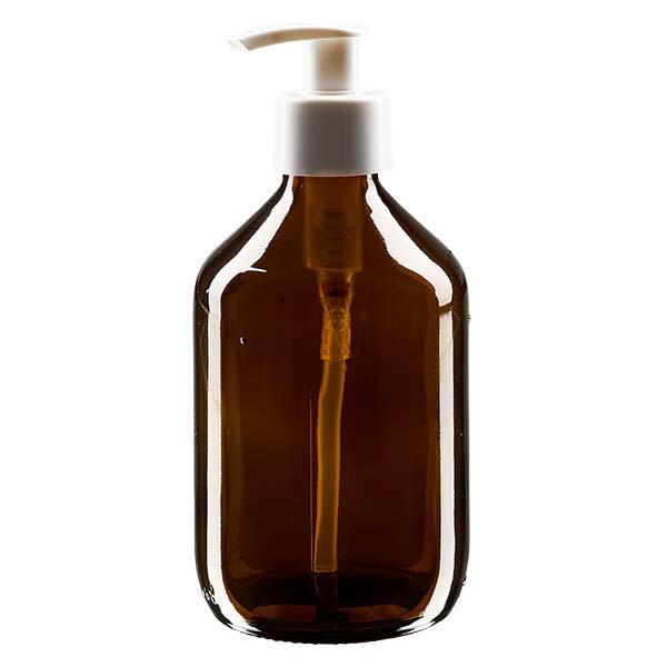 300ml lahvička na léky hnědá, s dávkovací pumpičkou bílá ApoGlas 300ml lahvička na léky hnědá, s dávkovací pumpičkou bílá ApoGlas