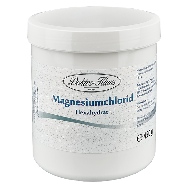 Chlorid hořečnatý 450g (E511) Doktor-Klaus Chlorid hořečnatý 450g (E511) Doktor-Klaus