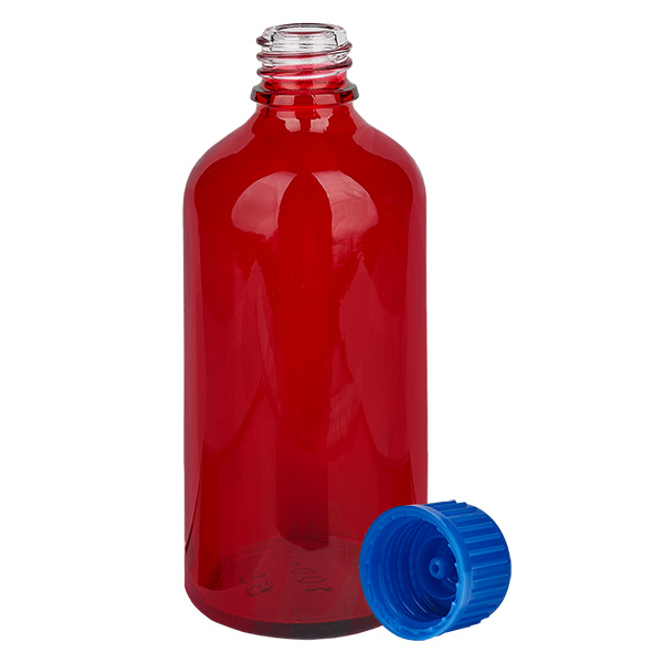 100ml láhev 11mm šroubovací uzávěr modrá Standard RedLine UT18/100 100ml láhev 11mm šroubovací uzávěr modrá Standard RedLine UT18/100