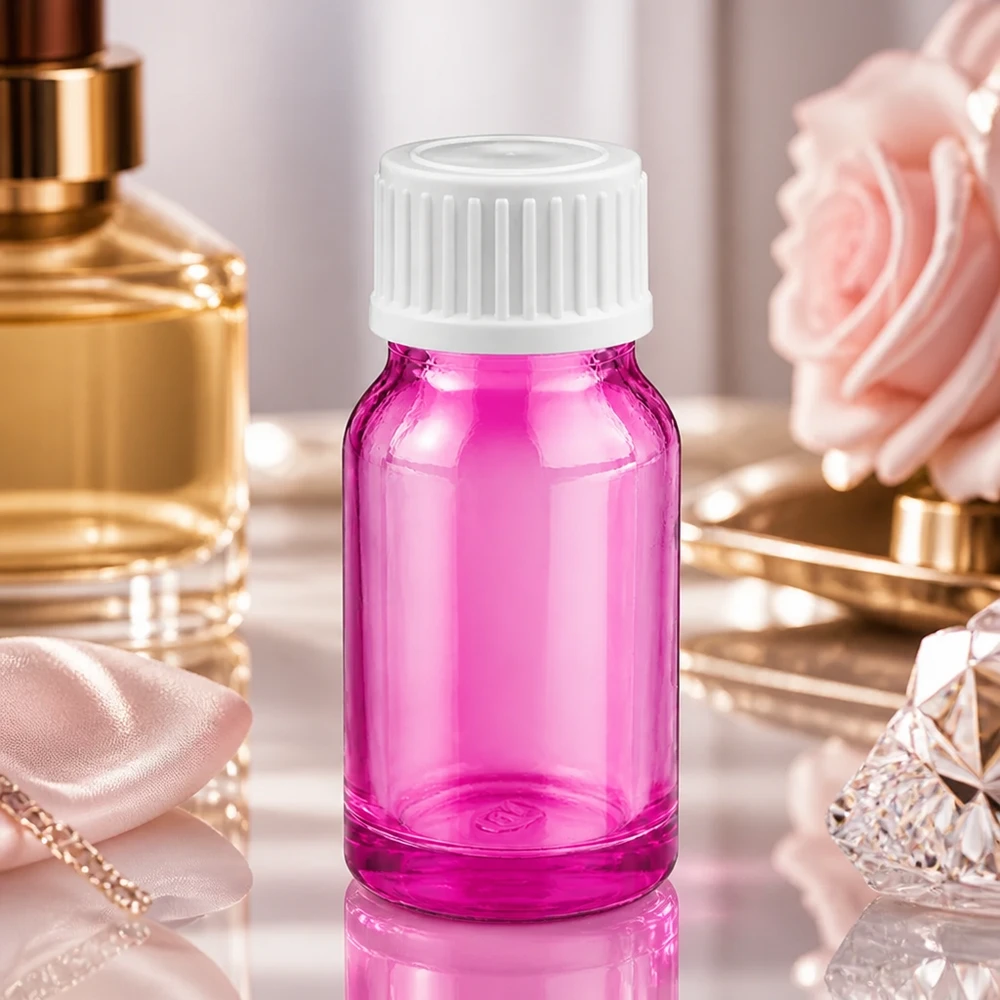 Premium Tropfflasche 10ml in lila mit optimaler Größe für Reise und unterwegs