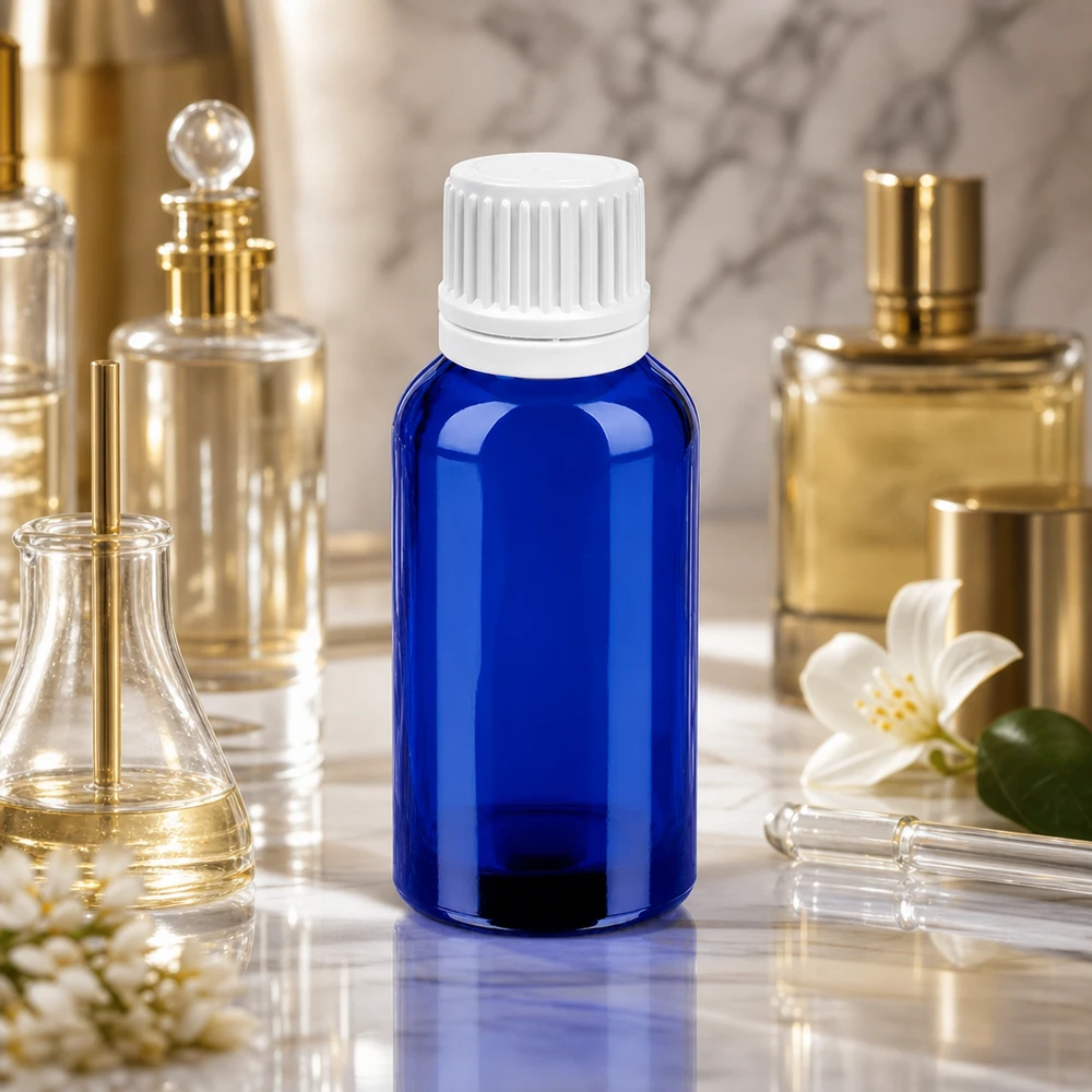 30ml Tropfflasche mit kindersicherem weißem Verschluss für sichere Aufbewahrung