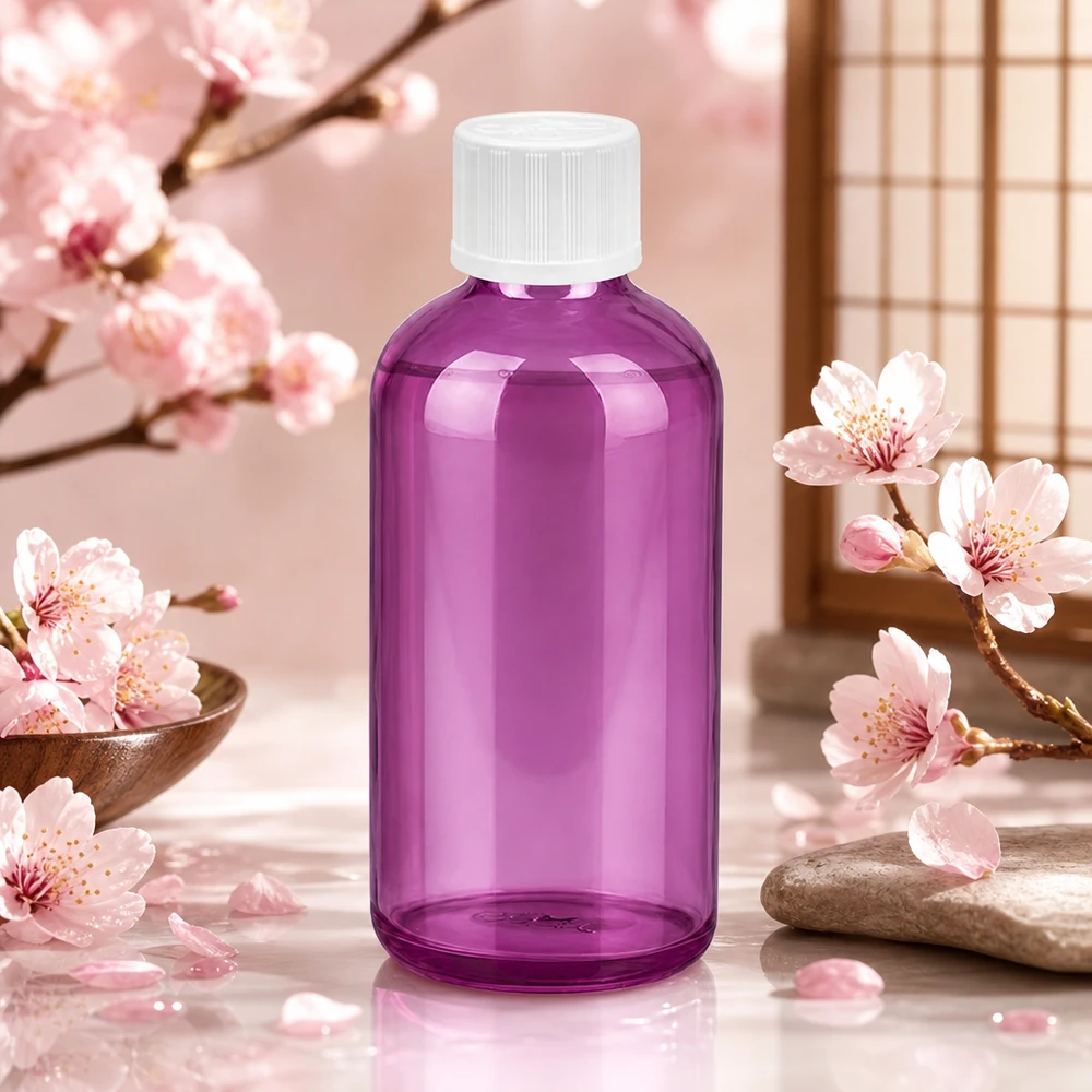 Vielseitige Purple Tropfflasche 100ml mit 1.2mm Öffnung für Aromatherapie und Wellness-Anwendungen