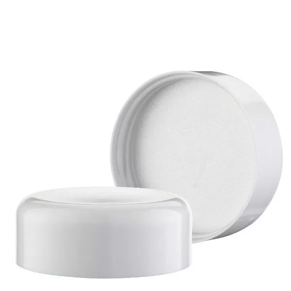 Šroubovací víčko bílé z termosetu, závit 52 mm ApoGlas®. Šroubovací víčko bílé z termosetu, závit 52 mm ApoGlas®.