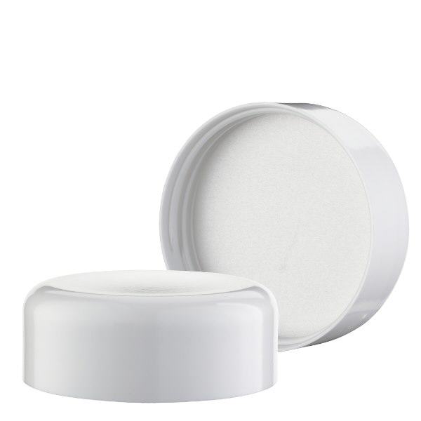 Šroubovací víčko bílé z termosetu, závit 52 mm ApoGlas®. Šroubovací víčko bílé z termosetu, závit 52 mm ApoGlas®.