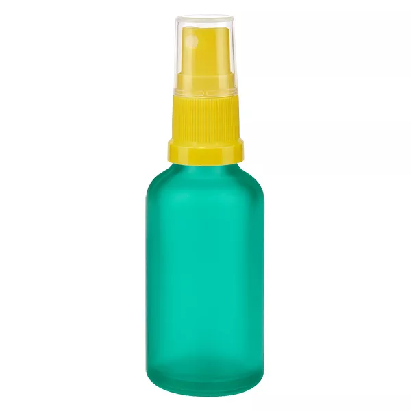50ml láhev s rozprašovačem žlutá/průhledný standardní uzávěr GreenLine UT18/50 50ml láhev s rozprašovačem žlutá/průhledný standardní uzávěr GreenLine UT18/50