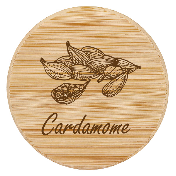 Couvercle en bois &quot;Cardamome&quot; pro WECK RR60