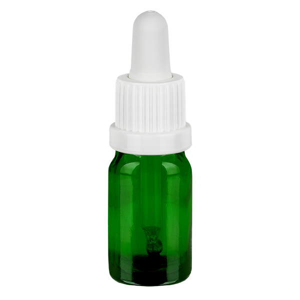5ml pipetovací lahvička bílá s tamper-evidentním uzávěrem GreenLine UT18/5