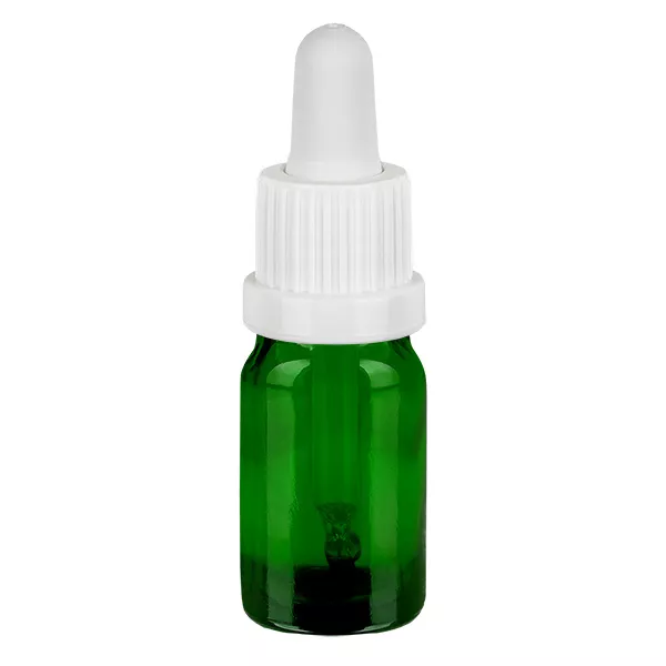 5ml pipetovací lahvička bílá s tamper-evidentním uzávěrem GreenLine UT18/5