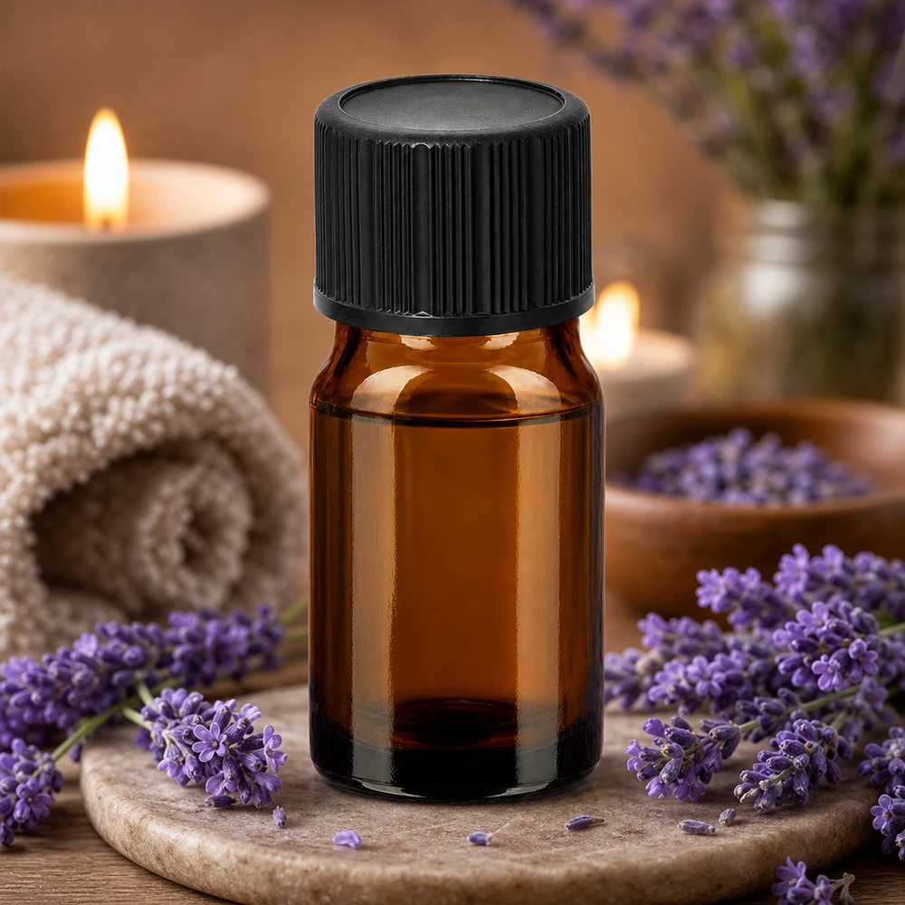5ml lahvička s kapátkem 1mm černá standardní uzávěr BrownLine UT18/5 Elegante 5ml Tropfflasche in Bernsteinfarben ideal für DIY-Mischungen und Seren