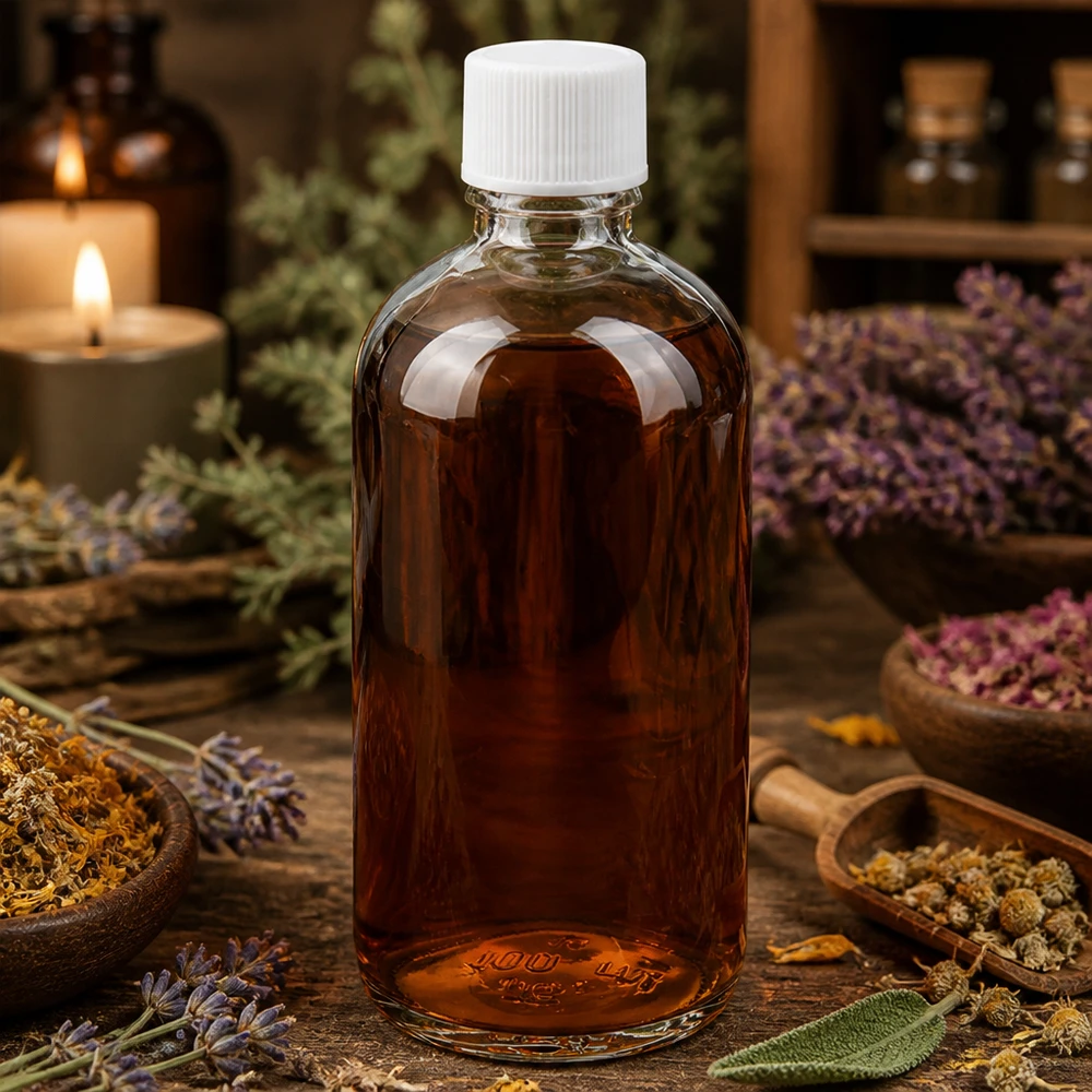 100ml láhev 11mm šroubovací uzávěr bílý standard ClearLine UT18/100 Aromatherapie Flasche 100ml Klarglas ClearLine UT18 weißer Sicherheitsverschluss 11mm STD