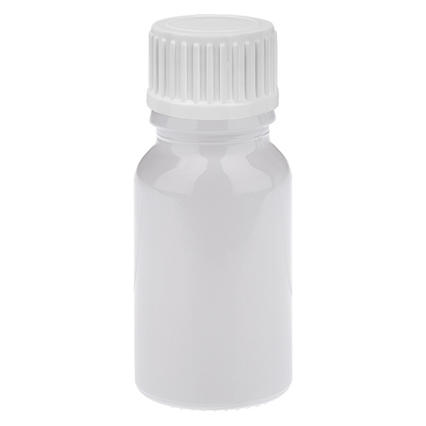 10 ml lahvička na globule 3 mm nal&eacute;vac&iacute; kroužek b&iacute;l&yacute; standardn&iacute; uz&aacute;věr WhiteLine UT18/10