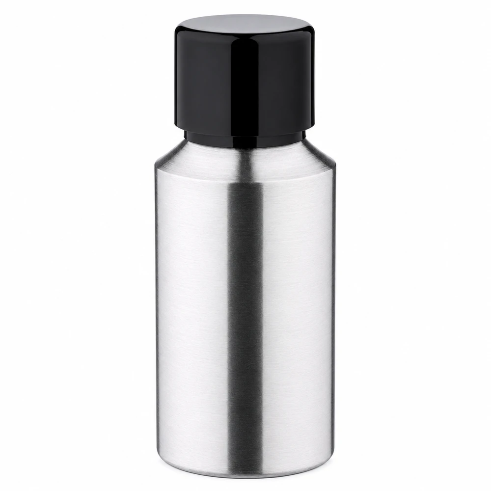 Hliníková leštěná lahvička o objemu 30 ml se šroubovacím uzávěrem Robuste 30ml Alu-Flasche mit Schraubkappe ideal für DIY-Kosmetik und Aromatherapie