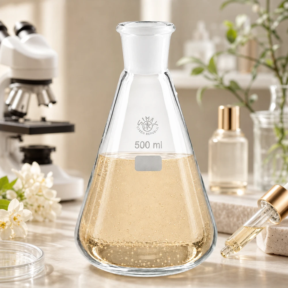 Erlenmeyerova baňka 500ml se standardním broušeným spojem (29/32) Vielseitiger Erlenmeyerkolben 500ml für Synthesen Titrationen und Analysen im Labor