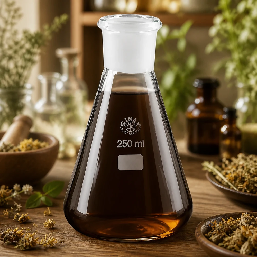 Erlenmeyerova baňka 250ml se standardním broušeným spojem (29/32) Erlenmeyerova baňka 250ml se standardním broušeným spojem (29/32)