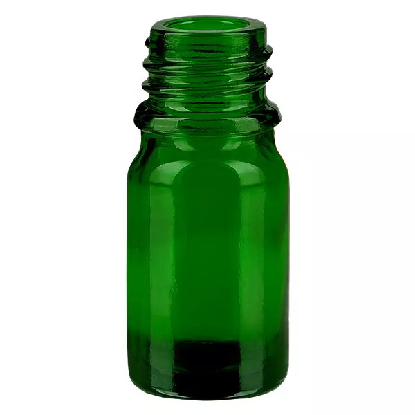 Zelená lékárenská láhev ApoGlas o objemu 5 ml