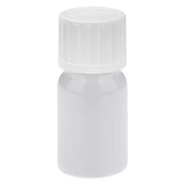 5ml Flasche 11mm Schraubverschluss weiß Standard Kindersicherung WhiteLine UT18/5 5ml Flasche 11mm Schraubverschluss weiß Standard Kindersicherung WhiteLine UT18/5