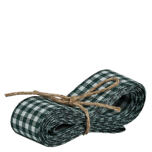 L&#225;tkov&#225; stuha zelen&#225;/b&#237;l&#225; na zdoben&#237; 300cm