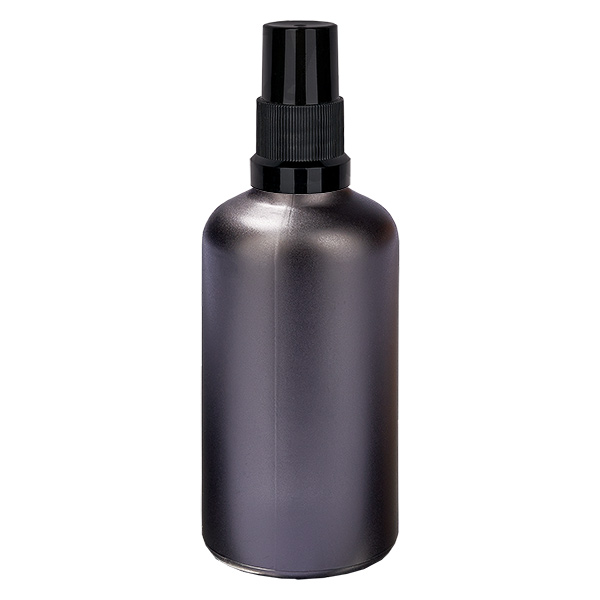 100ml lahvička s rozprašovačem černá standardní uzávěr BlackLine UT18/100 100ml lahvička s rozprašovačem černá standardní uzávěr BlackLine UT18/100