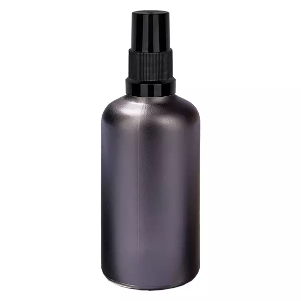 100ml lahvička s rozprašovačem černá standardní uzávěr BlackLine UT18/100 100ml lahvička s rozprašovačem černá standardní uzávěr BlackLine UT18/100