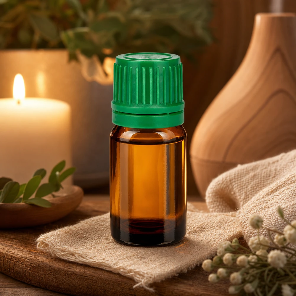 5ml lahvička 11mm šroubovací uzávěr zelený uzávěr s ochranou proti manipulaci BrownLine UT18/5 5ml Braunglasflasche mit grünem Kindersicherheitsverschluss UT18 für professionelle Anwendung