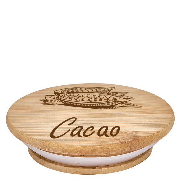 Couvercle en bois "cacao" pour WECK RR100 Couvercle en bois "cacao" pour WECK RR100