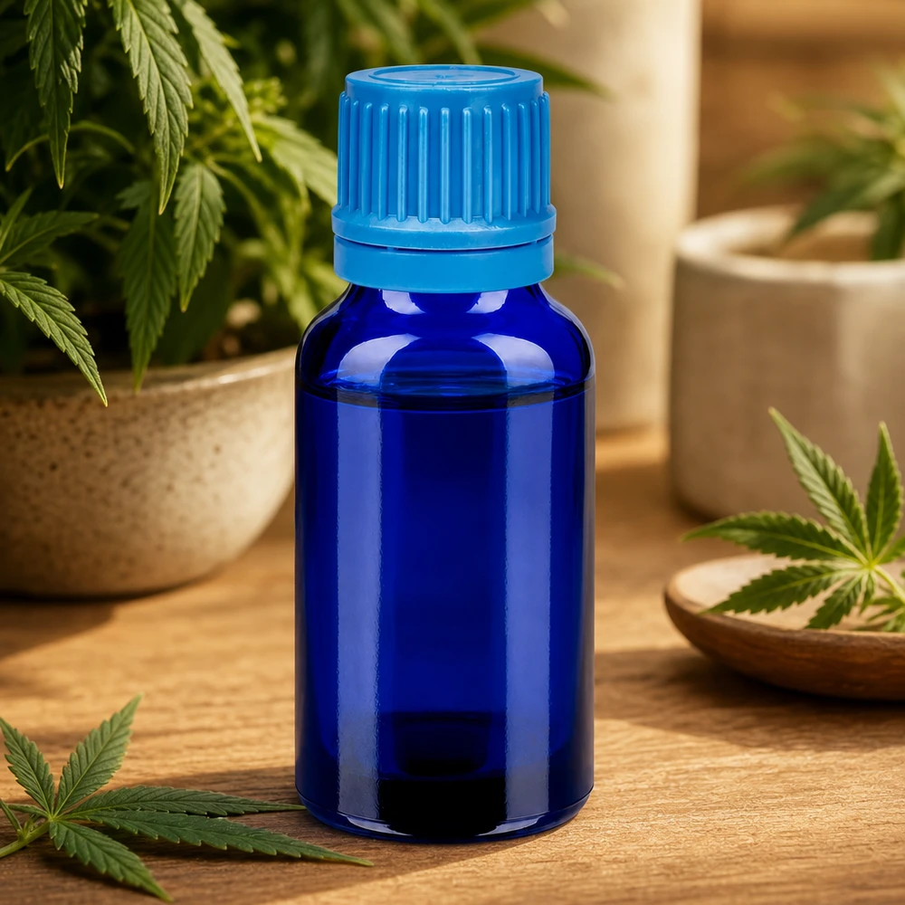 20ml SV-Flasche mit strukturiertem Griff-Verschluss für sichere Handhabung bei täglicher Nutzung