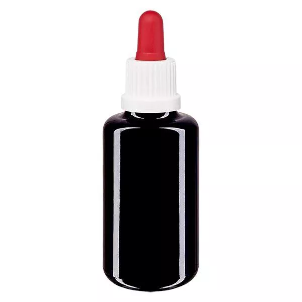 Lékárenská láhev fialová 30ml pipeta bílá/červená uzávěr s ochranou proti manipulaci. Lékárenská láhev fialová 30ml pipeta bílá/červená uzávěr s ochranou proti manipulaci.