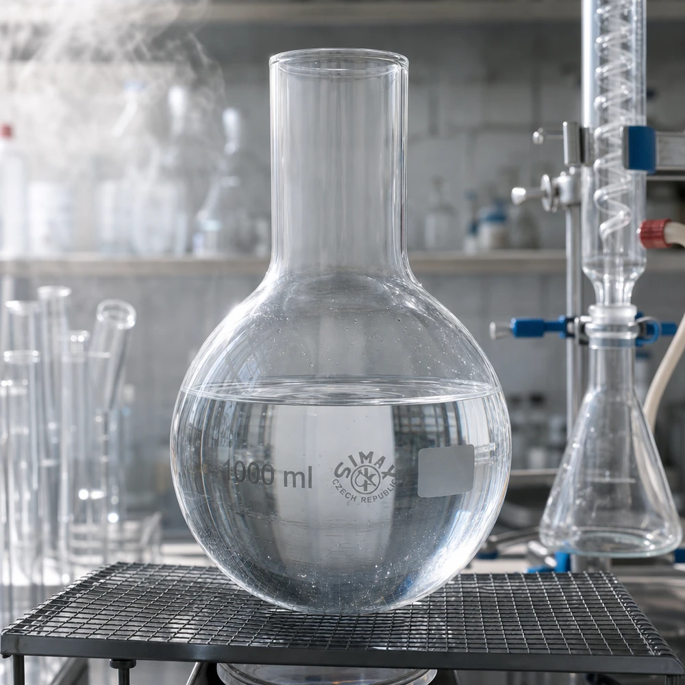 Universeller Stehkolben 1000ml Weithals für Destillation Extraktion und analytische Verfahren