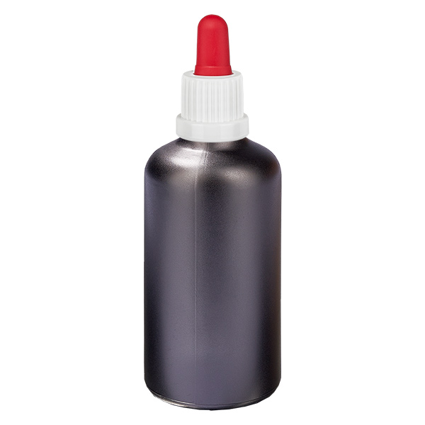 100ml pipetovací láhev bílá/červený uzávěr s ochranou proti manipulaci BlackLine UT18/100 100ml pipetovací láhev bílá/červený uzávěr s ochranou proti manipulaci BlackLine UT18/100