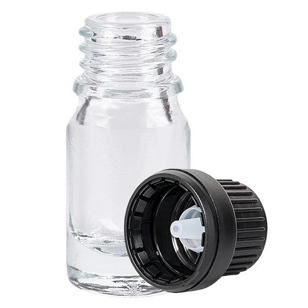 5ml lahvička s kapátkem 2mm černá s uzávěrem proti neoprávněné manipulaci ClearLine UT18/5 5ml lahvička s kapátkem 2mm černá s uzávěrem proti neoprávněné manipulaci ClearLine UT18/5