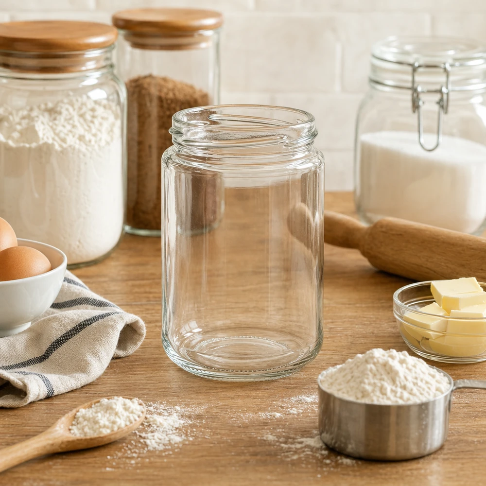 Kulatá sklenice o objemu 390 ml bez víčka (TO70) UNiTWIST Kulatá sklenice o objemu 390 ml bez víčka (TO70) UNiTWIST