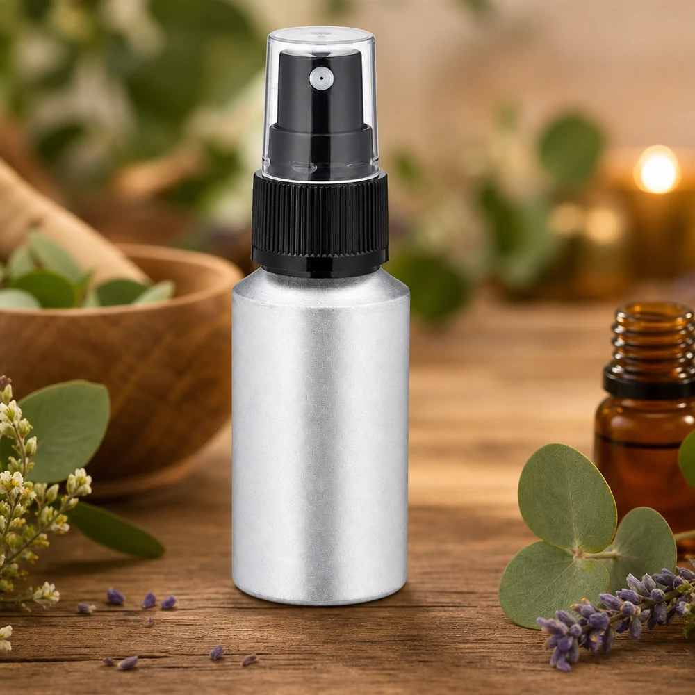30ml mořená hliníková lahvička s rozprašovačem Leichte 30ml Aluminium-Sprayflasche mit präzisem Sprühkopf für gezielte Anwendung