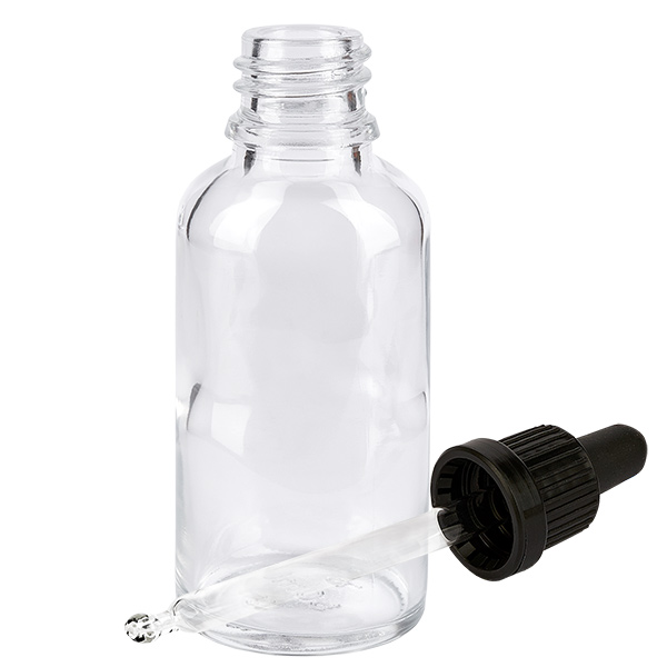 30ml pipetovací láhev černá se zajištěným uzávěrem ClearLine UT18/30 30ml pipetovací láhev černá se zajištěným uzávěrem ClearLine UT18/30