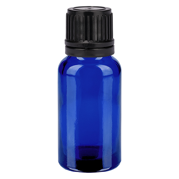 20ml globulov&#225; l&#225;hev 8mm nal&#233;vac&#237; krou&#382;ek &#269;ern&#253; uz&#225;v&#283;r s mo&#382;nost&#237; manipulace Modr&#225;L. UT18/20