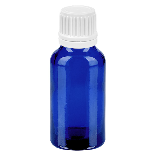 20ml l&#225;hev 11mm &#353;roubovac&#237; uz&#225;v&#283;r b&#237;l&#253; s bezpe&#269;nostn&#237;m uz&#225;v&#283;rem BlueLine UT18/20