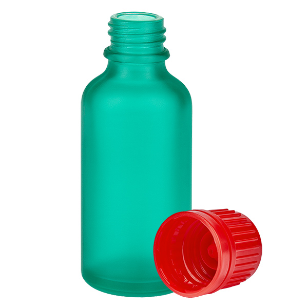 50ml láhev 11mm šroubovací uzávěr červený tamper-evidentní uzávěr GreenLine UT18/50 50ml láhev 11mm šroubovací uzávěr červený tamper-evidentní uzávěr GreenLine UT18/50