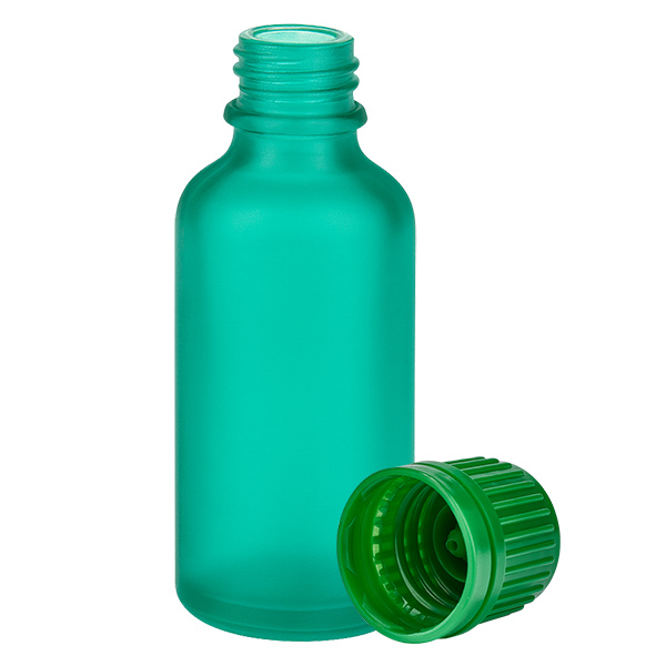 50ml láhev 11mm šroubovací uzávěr zelený tamper evidentní uzávěr GreenLine UT18/50 50ml láhev 11mm šroubovací uzávěr zelený tamper evidentní uzávěr GreenLine UT18/50