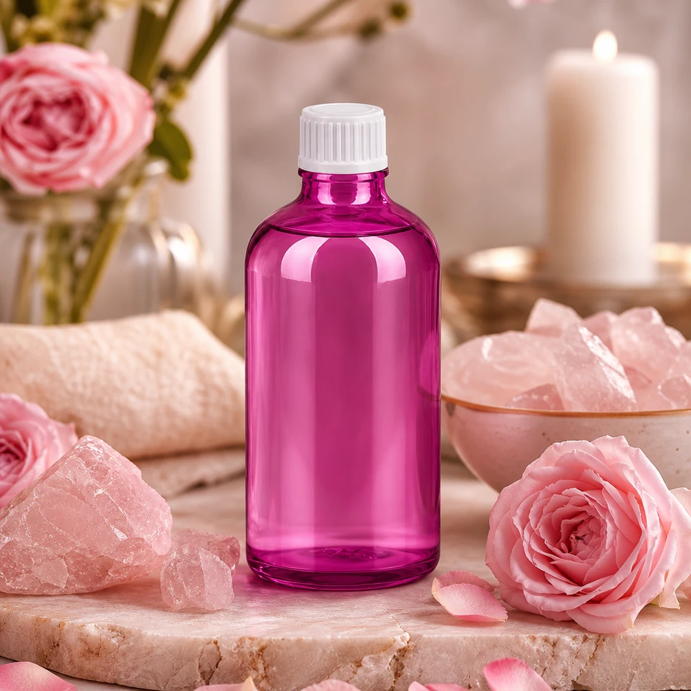 100ml lahvička s kapátkem 0,9 mm bílá standardní PurpleLine UT18/100 Violette 100ml Kunststoffflasche mit ergonomischem Design und präzisem Tropfverschluss STD-Format