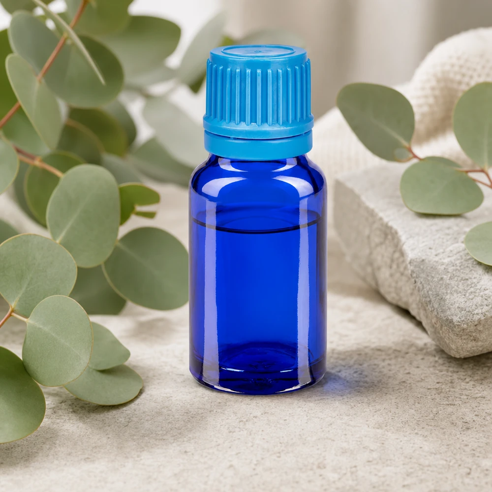 Handliche Blauglasflasche 10ml mit kindersicherem Verschluss für sichere Aufbewahrung