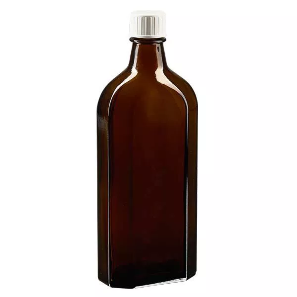 250 ml Meplat hnědý šroubovací uzávěr s nalévacím kroužkem DIN22 250 ml Meplat hnědý šroubovací uzávěr s nalévacím kroužkem DIN22