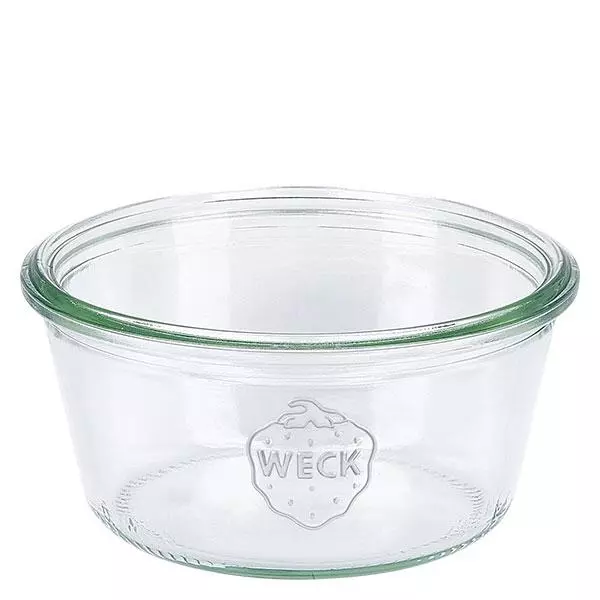 Nízké kelímky WECK RR100 o objemu 290 ml.