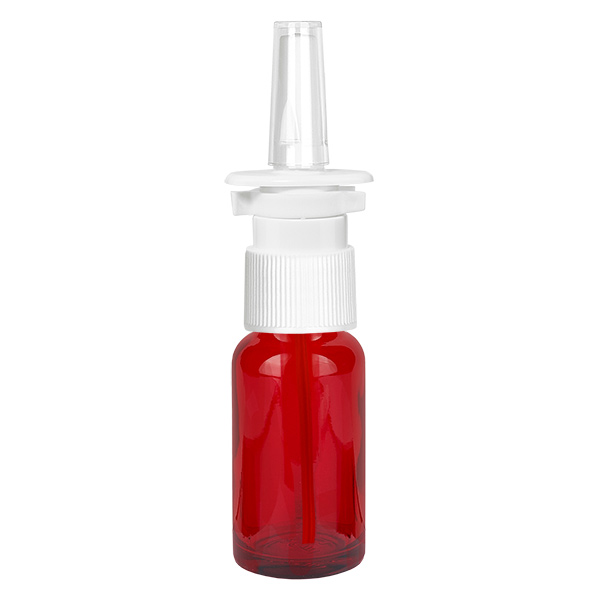 20ml lahvi&#269;ka na nosn&#237; sprej b&#237;l&#225;/transparentn&#237; standardn&#237; uz&#225;v&#283;r RedLine UT18/20