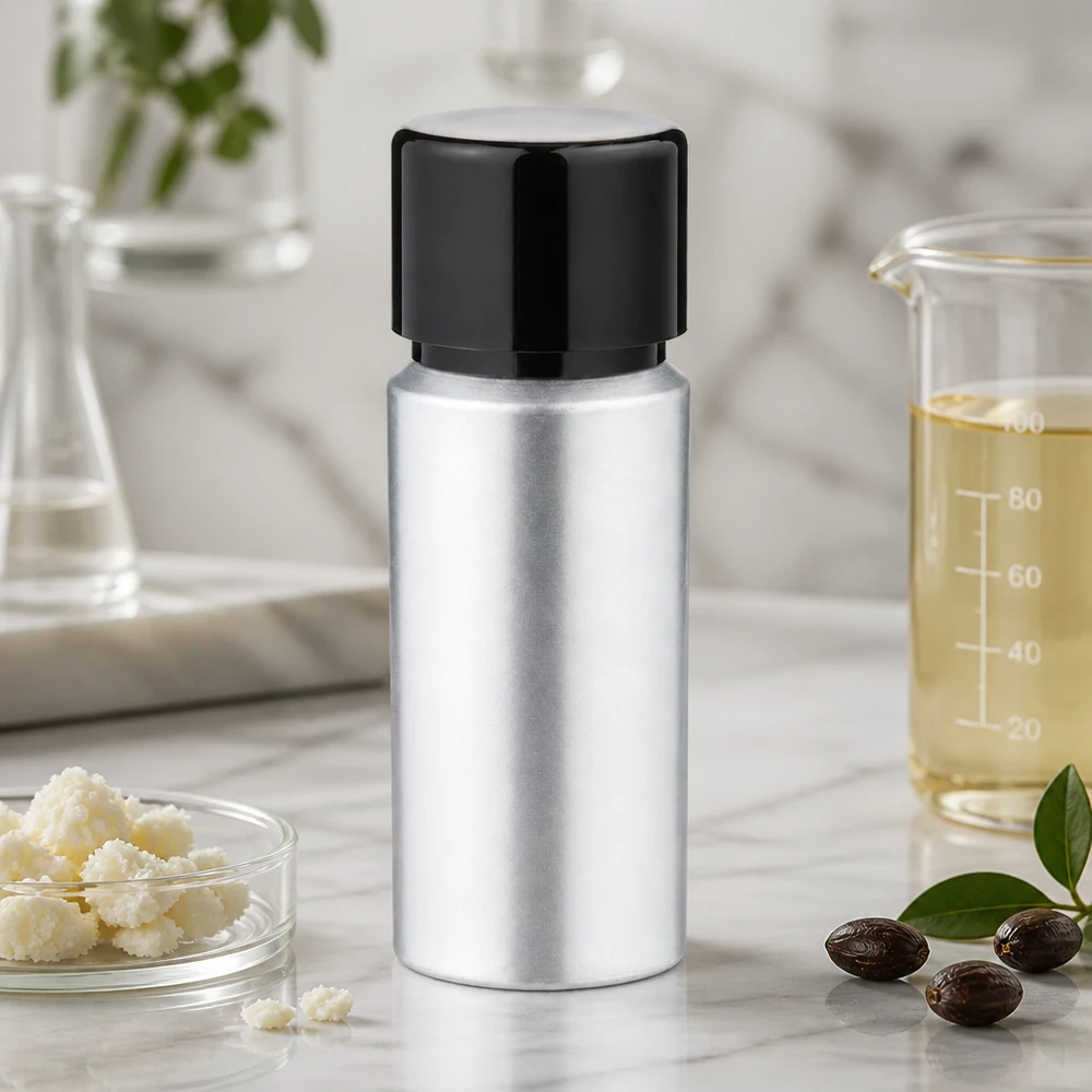 Gebeizte 20ml Flasche aus Aluminium - leicht und bruchsicher für mobile Anwendungen