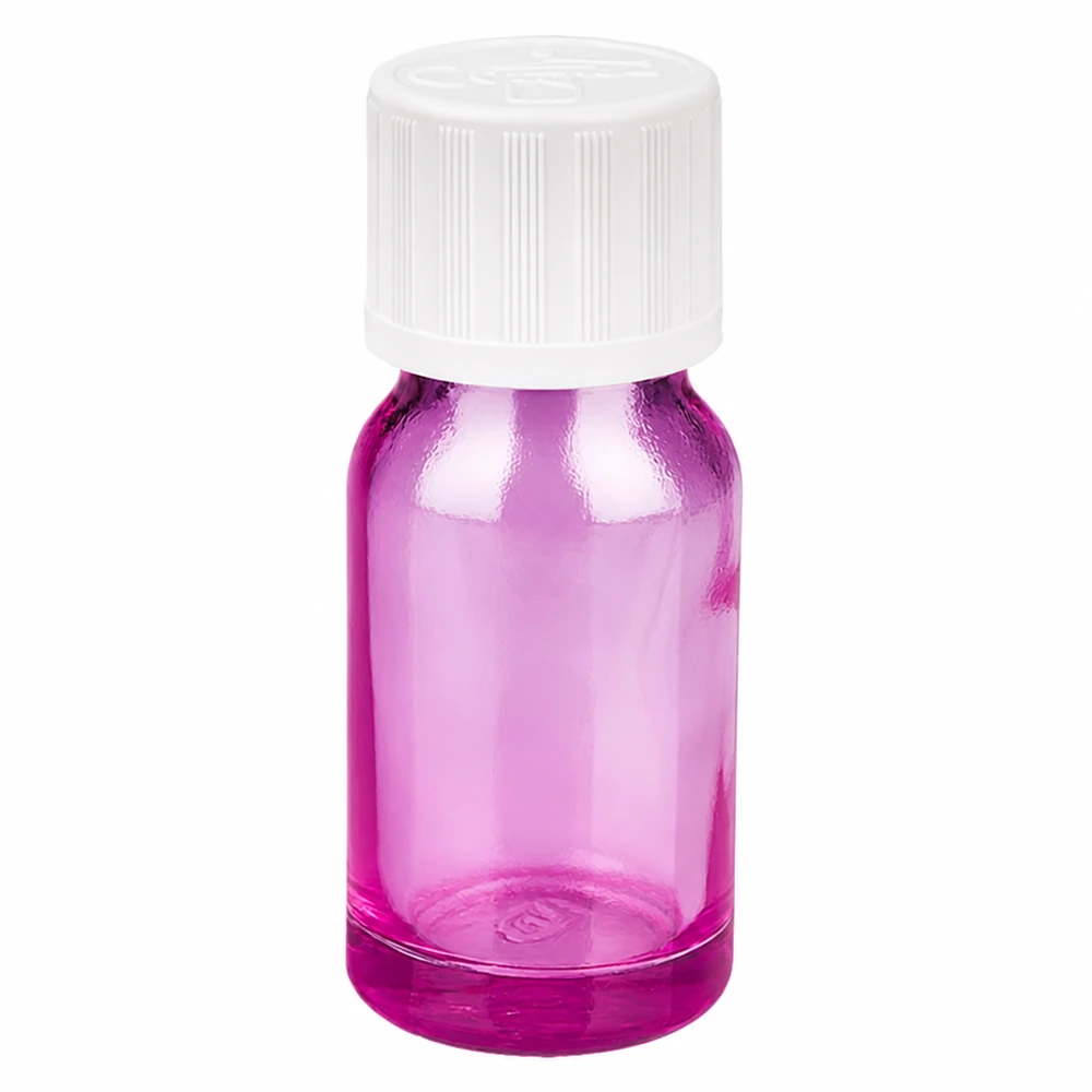 Präzise Tropfflasche 10ml lila mit kindersicherem Verschluss für sichere Anwendung
