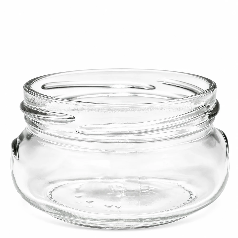 Dóza na terinu 120ml bez víčka (TO70) UNiTWIST UNiTWIST Terrina120 Terrinenglas 120ml TO70 Schraubgewinde transparent leer ohne Deckel