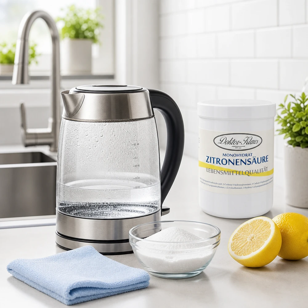 Kyselina citronová 1000g Doktor-Klaus Hochreine Zitronensäure Doktor-Klaus 1kg als schonende Alternative zu chemischen Reinigungsmitteln