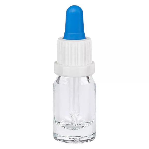 5ml pipetovací lahvička bílá/modrý uzávěr s ochranou proti manipulaci ClearLine UT18/5 5ml pipetovací lahvička bílá/modrý uzávěr s ochranou proti manipulaci ClearLine UT18/5